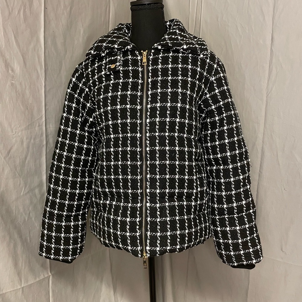 NWT Jason Wu Black and White Puffer Jacket - Picture 2 of 12